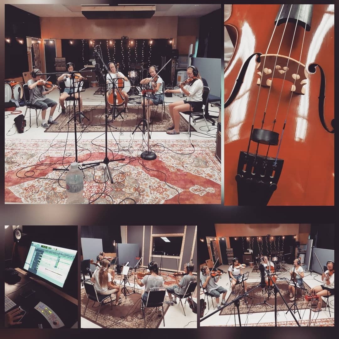 Recording Strings tonight for the new record "Songs + Prayers". Thanks to the Peake and Jarvis families for jumping in with us!  You sound amazing!  #WorshipUnitedMusic