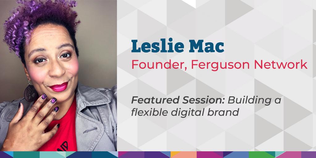 Ferguson Network Founder and Digital Strategist, Leslie Mac will be a featured speaker at #DrupalConGlobal! Her timely message is one you won't want to miss ow.ly/130550Anh01
