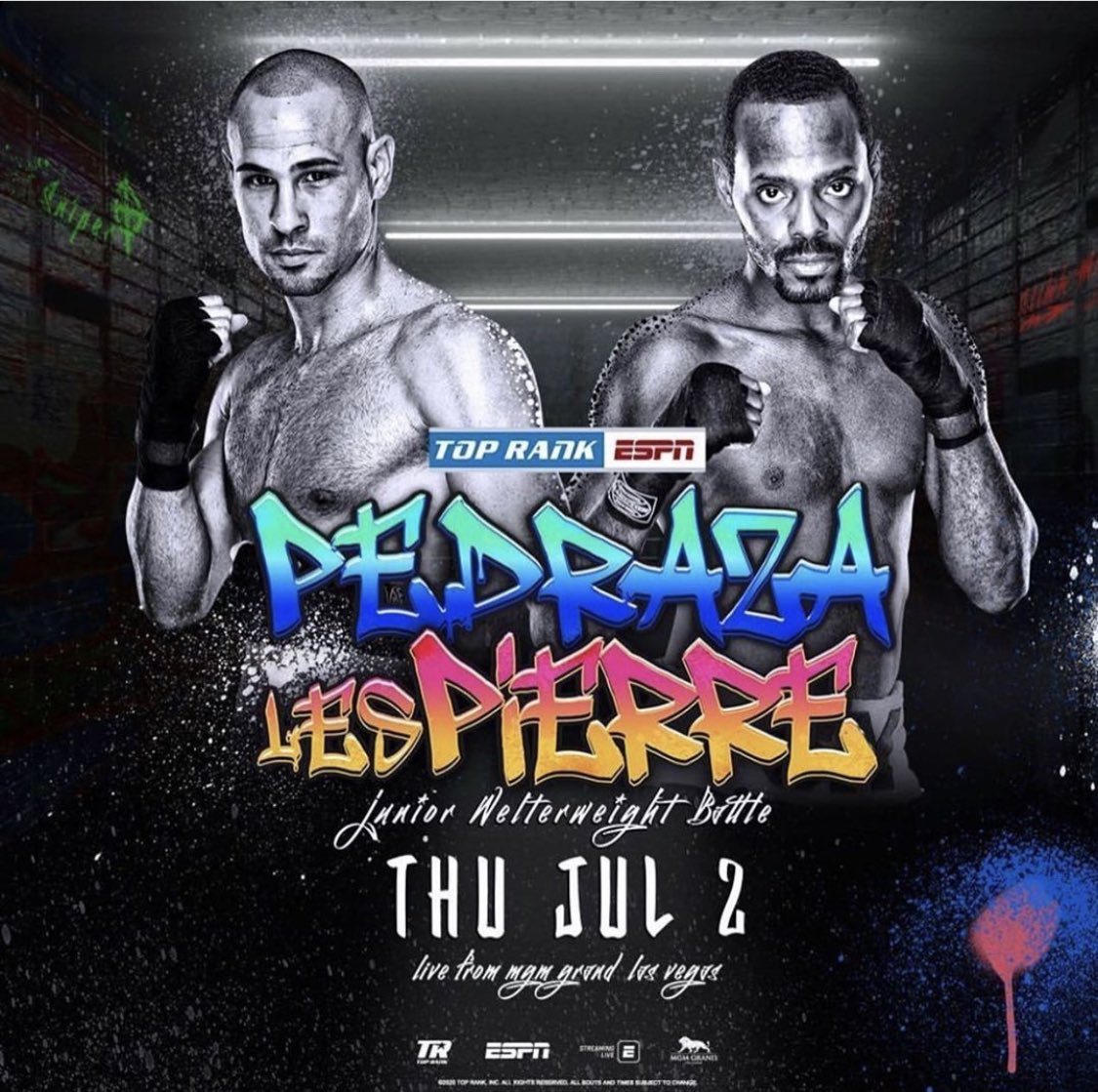 loudibella's tweet image. Tune in NOW for #boxing on @ESPN. Brooklyn’s Mikkel LesPierre takes on Jose Pedraza in the main event. @MIKK_JAGGER @DiBellaEnt