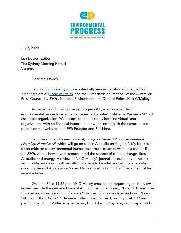 My first request goes to  @lisazdavies  @p_hannam  @KathrynWicksSMH regarding the behavior of  @npomalley I am attaching the 3-page letter I have just sent