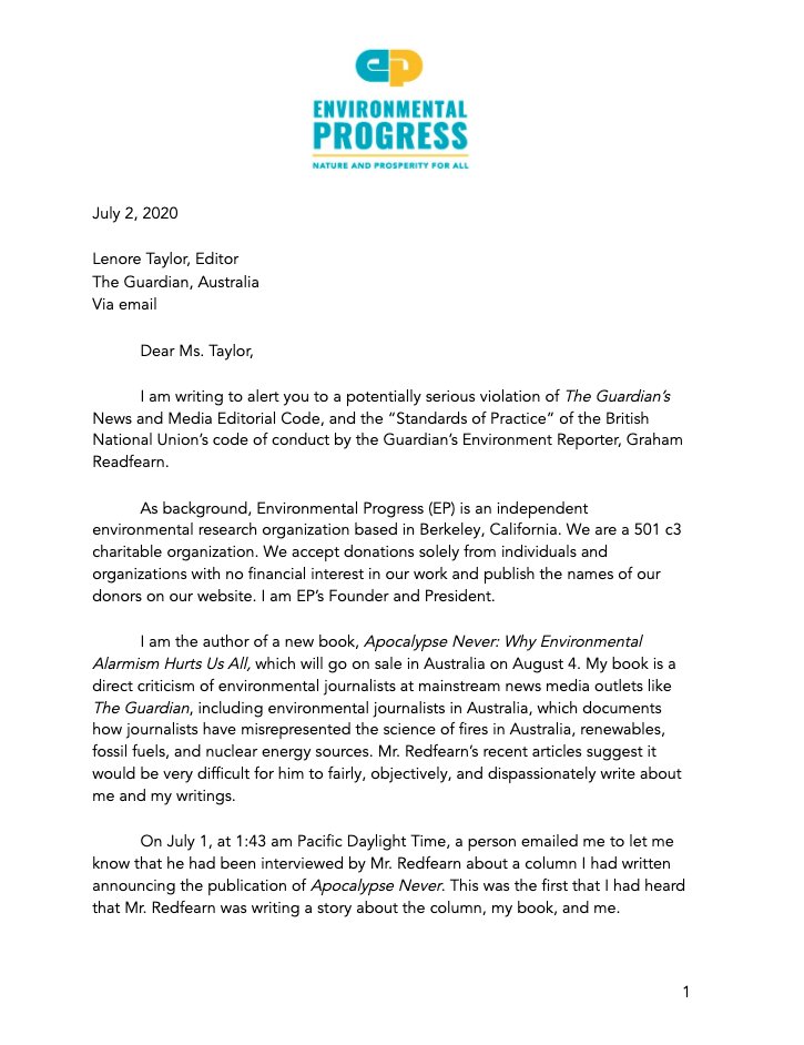 My second request goes to  @GuardianAus editors  @lenoretaylor  @davidmunk regarding the behavior of  @readfearn I am attaching the 4-page letter that I have just sent.