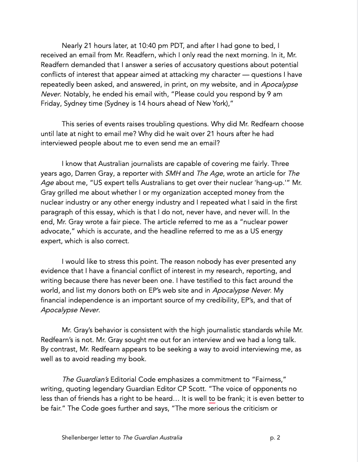 My second request goes to  @GuardianAus editors  @lenoretaylor  @davidmunk regarding the behavior of  @readfearn I am attaching the 4-page letter that I have just sent.