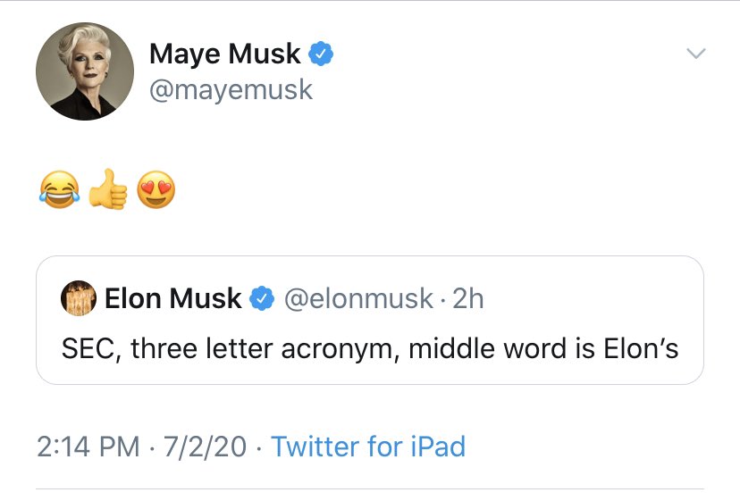 TiffanyPhoto1's tweet photo. Oh July 2020, you’ve been saving up haven’t you . . .
So much and it’s only day two
#whatwillbeNext #ElonMusk https://t.co/vdYS6sky21