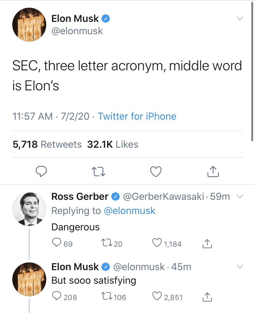 TiffanyPhoto1's tweet photo. Oh July 2020, you’ve been saving up haven’t you . . .
So much and it’s only day two
#whatwillbeNext #ElonMusk https://t.co/vdYS6sky21