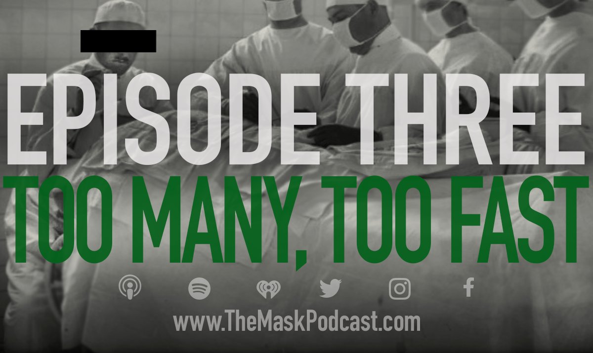 Ep 3: "TOO MANY, TOO FAST" now available on <a href="/TheMaskPodcast/">The Mask Podcast</a> ICU Nurse Michelle is working in an inner city hospital dealing with the drastic 1st wave of Covid19 patients. MaskPodcast.com

#WearAMask #Covid_19 #WearADamnMask #Covid19 #WearAMaskSaveALife #ICUnurse #staysafe