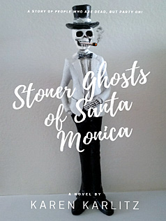 KarenKarlitz's tweet photo. "Stoner Ghosts of Santa Monica," new book about pothead ghosts who inhabit a SM apartment bldg. A story of dead people who party on. https://t.co/2kpdbTXj5a #booklink #Writingcommunity #writerscommunity #fantasy #potheads #booklovers #Kindle #goodKindles #review #review2 #ghosts https://t.co/6GLUX77UJc