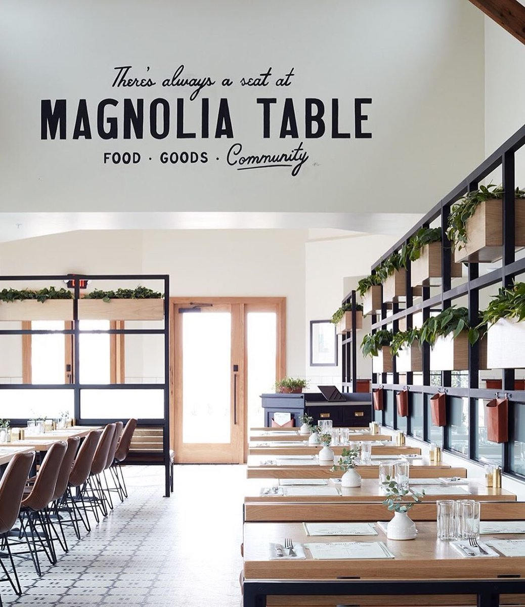 There’s also Magnolia HQ in Waco, TX, featuring a coffee shop, a bakery, and a full-service eatery,  @magnoliatable.The average wait time there? 1 hour and 45 minutes 