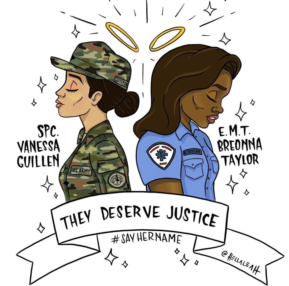 Justice for Vanessa Guillen ✊🏼 &amp; Justice for Breonna Taylor✊🏾 #BlackLivesMatter