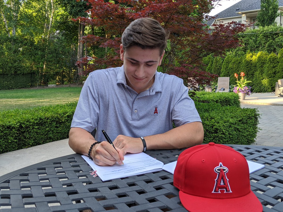 Excited to officially be a Los Angeles Angel! Can’t wait to get started!