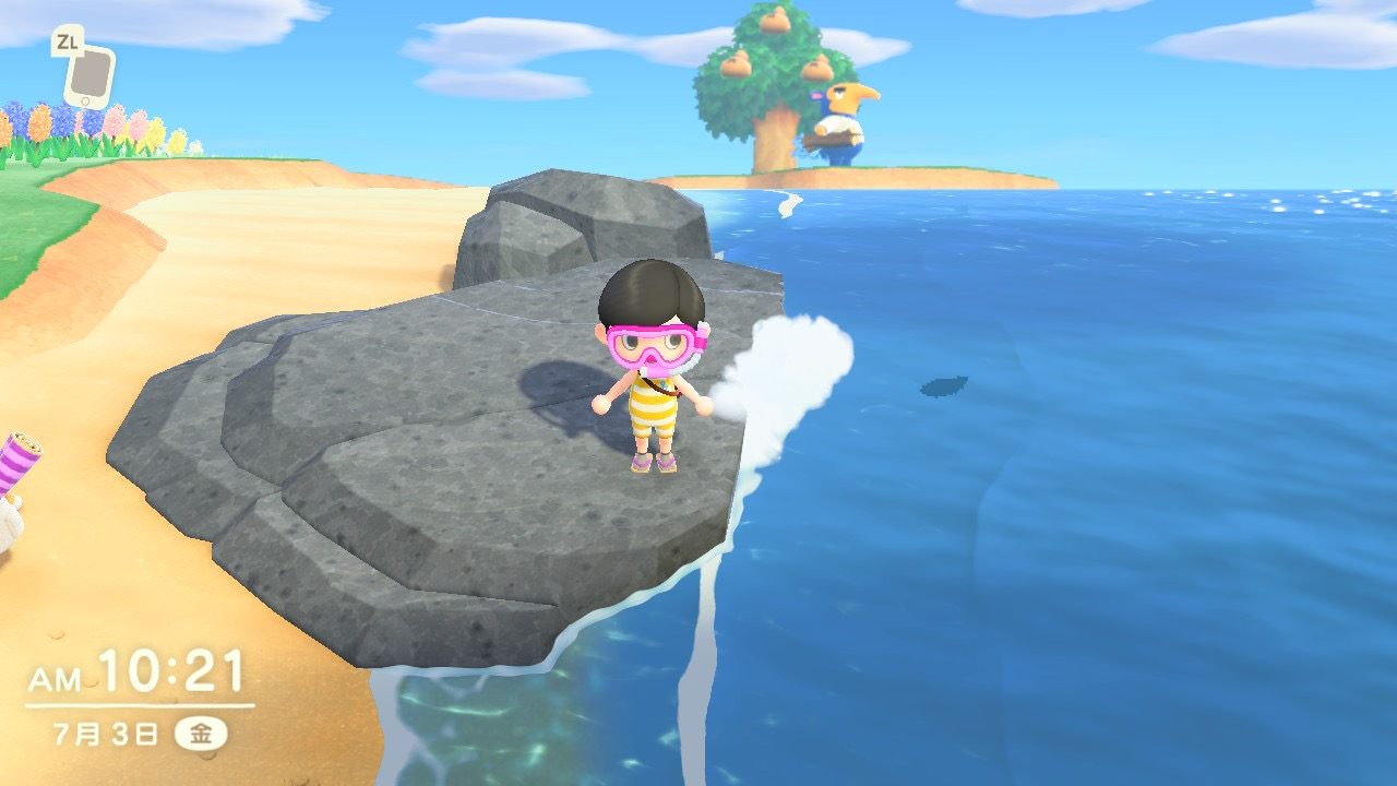 おおえび 𝙁𝟯𝙙𝙤𝙩𝙎𝙩𝙪𝙙𝙞𝙤 あつ森まとめ 海の入り方 泳ぎ方 タヌキ商店で マリンスーツを購入 マリンスーツに着替える 岩場等からaボタンで飛び込み Aボタンで泳ぐ Yボタンで潜る マリンスーツはタヌポータルなどでも交換可能