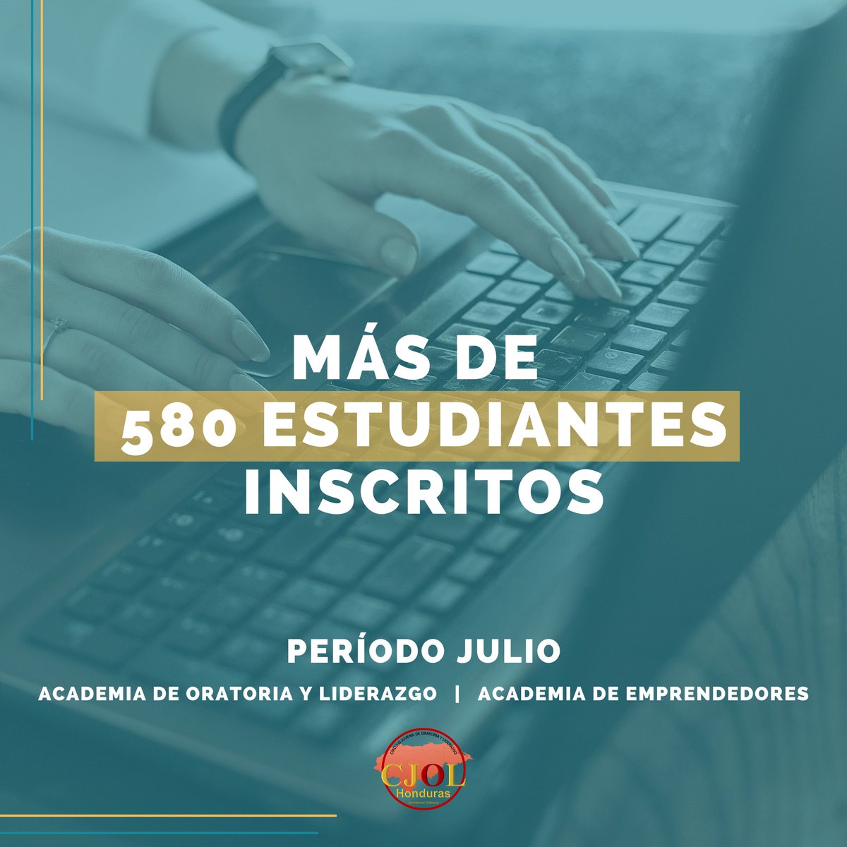 cjolhn's tweet photo. ¡Bienvenidos estudiantes del período Julio 2020! 💯

Comenzamos el lunes 06 con la quinta edición de la "Academia de oratoria y liderazgo" y el sábado 11 con la primera edición de la "Academia de emprendedores". https://t.co/S6GZQlgKg3