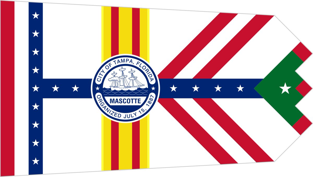 Under the radar BAD FLAGS from US citiesTampa FL (the amount of effort it took to make something so bad is kinda impressive)Mackinaw City MIBaton Rouge LADetroit MI (just way too much going on here and a seal)