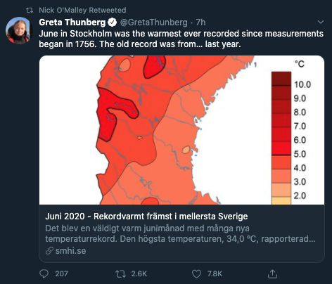 For the third time now I have told  @npomalley that I would be interviewed by him. And for the third time, he has ignored my reply.Nick, how is it you have time to re-tweet  @GretaThunberg but no time to actually interview the person you're gunning for?