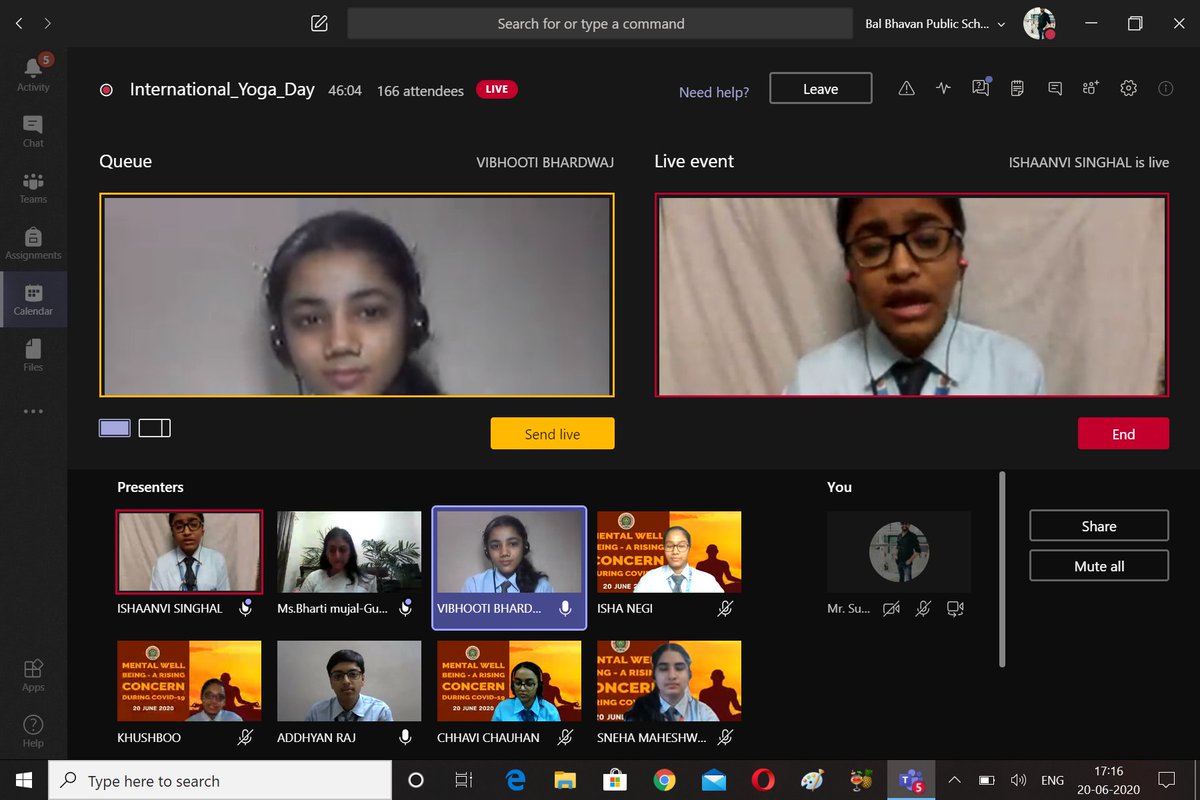 Sum_Deewan's tweet photo. From producing to posting yet another successful live event completed today #Internationalyogaday2020 to create the ambiance of innate magical postures to sustain health and well being.
@vividh87 @MicrosoftEDU @BBPSMV https://t.co/iwY9kqm5Ox