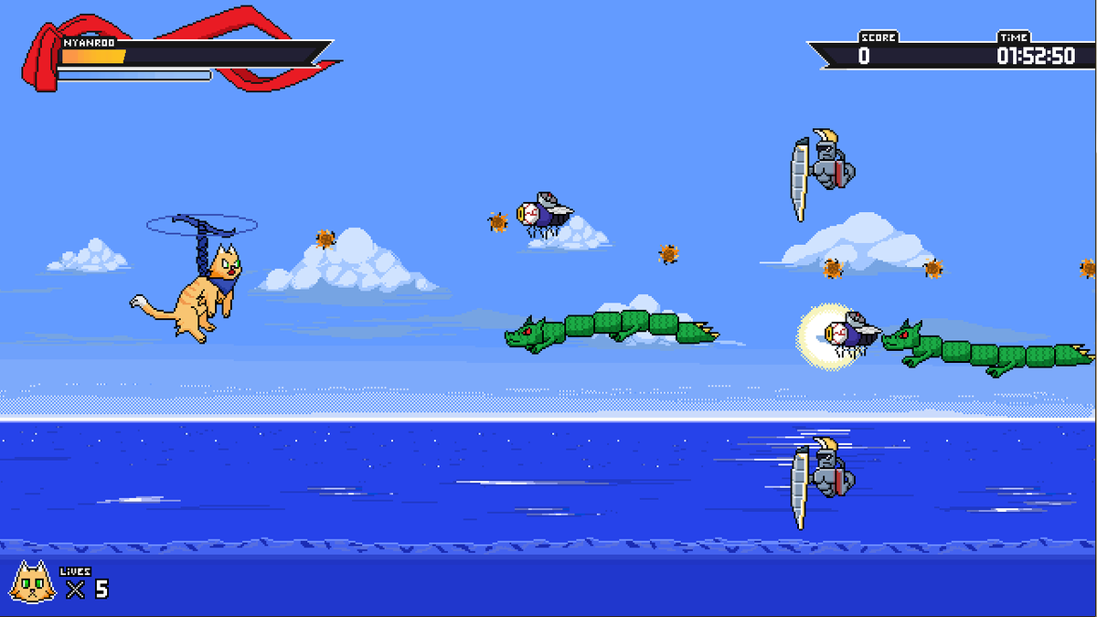 Nyanroo's tweet image. Our demo just reached 2.500 views on @gamejolt

and now we're avaiable on itch.io too!
who made it to the secret bonus stage?

victorstk.itch.io/nyanroo-the-su…

#screenshotsaturday #indiegame #cats #gamedev #16bit #RETROGAMING #retrogames #GameMakerStudio2