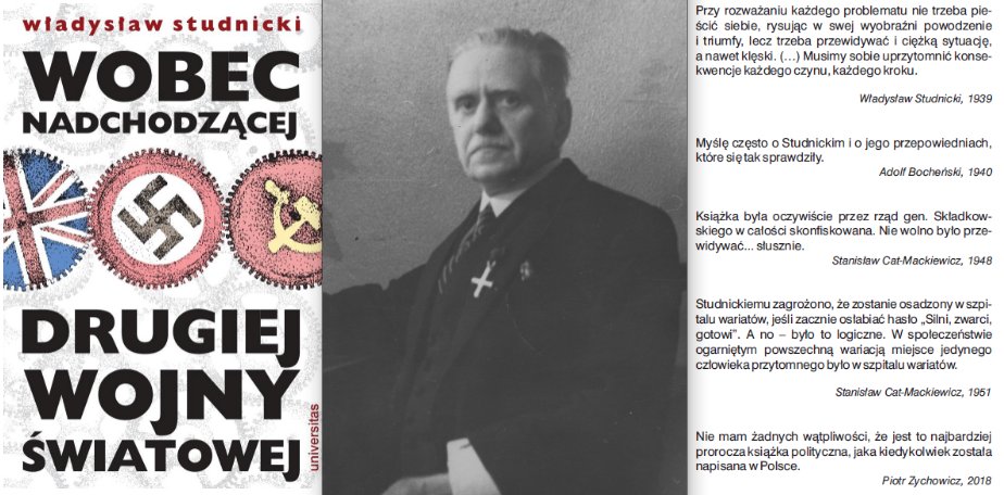Studnicki Wobec Nadchodzącej Drugiej Wojny światowej Pdf
