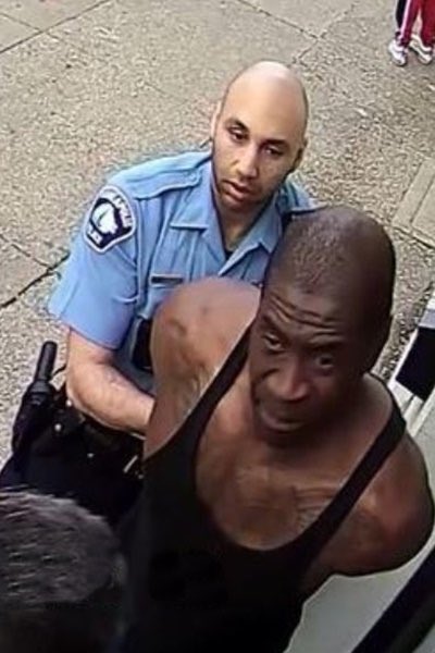Black people, don’t shop at cub on nathan ln!!!! It is not safe!!!! A race soldier buying his oreos and 2% Milk!!!   #ACAB   #BlackLivesMattter   #GeorgeFloydWasMurdered   #GeorgeFloyd