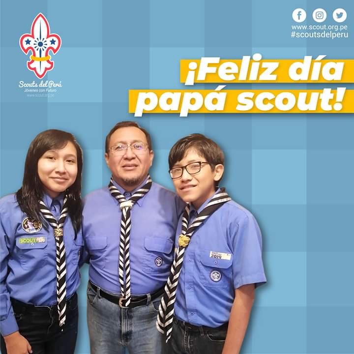 Gracias papá scout por ser mi modelo a seguir. 👨⚜️

¡Feliz día! ⭐️