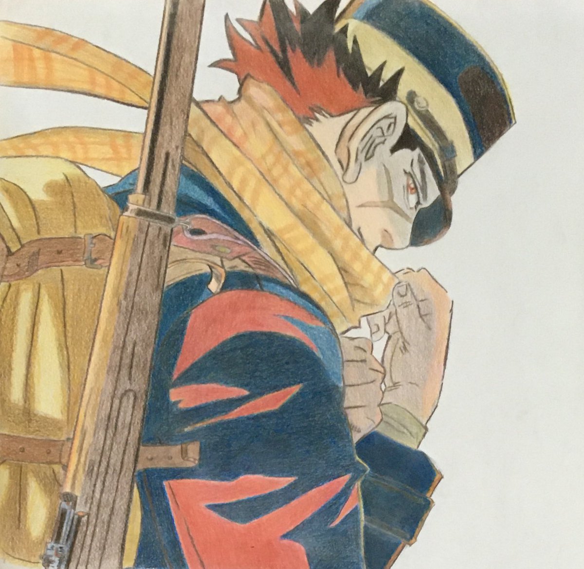 Topo ゴールデンカムイ 杉本佐一 模写 Topo ゴールデンカムイ 杉本佐一 模写