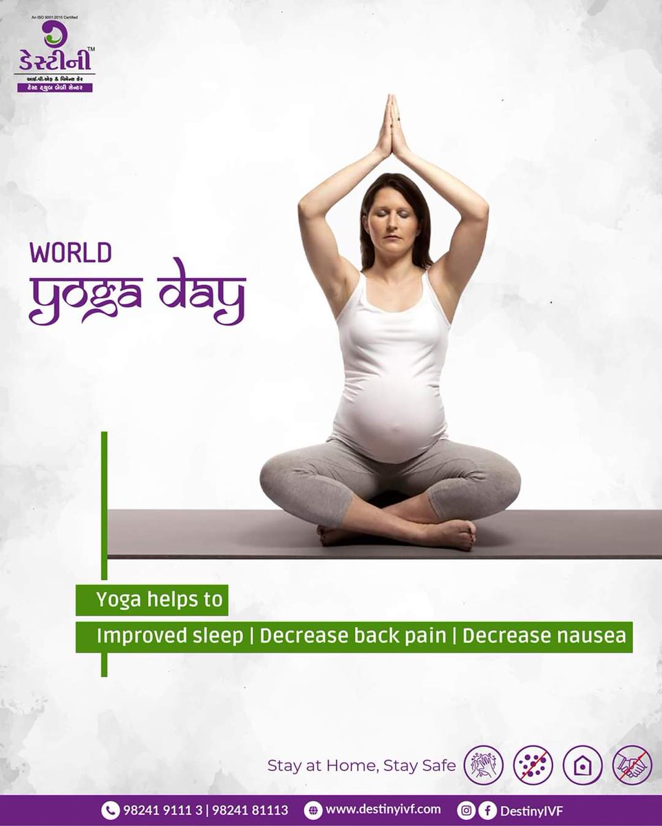 destiny_ivf's tweet photo. World Yoga Day🧘‍♀️

👉Yoga helps to improved sleep 
👉Decrease back pain  
👉Decrease nausea

#yoga #yogaday #yogapractice #benefitsofyoga #improvesleep #decreasenausea #backpain #backpainexercises #YogaForAll #Internationalyogaday2020 #YogaDay https://t.co/BPBvxpwdLo