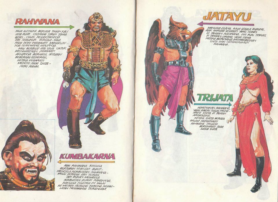 Desain karakter-karakternya memorable dan keren banget menurut gue. Dulu sampe pengen banget punya armor dan get-up kayak Rama.Photos courtesy of my fellow Rama Sinta enthusiast Putera Radhitya Mulyono.  @ancoltmnimpian this was your masterpiece that you should preserve.