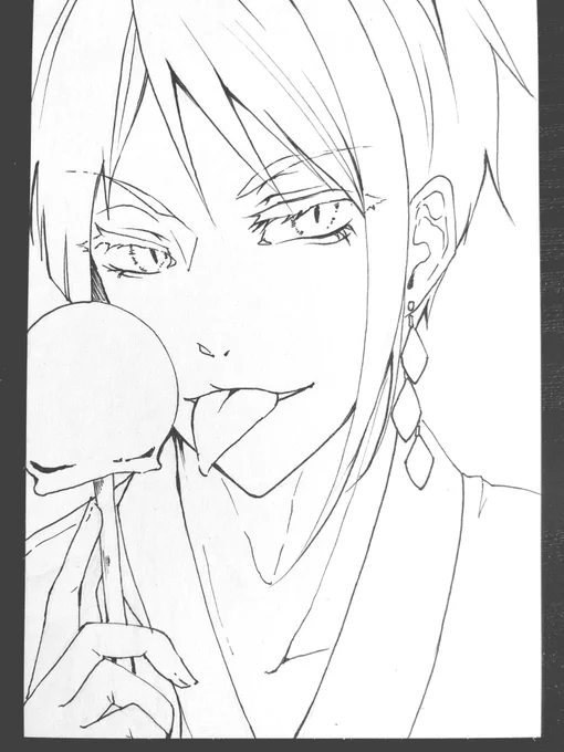 落書き🐬(アナログ) 