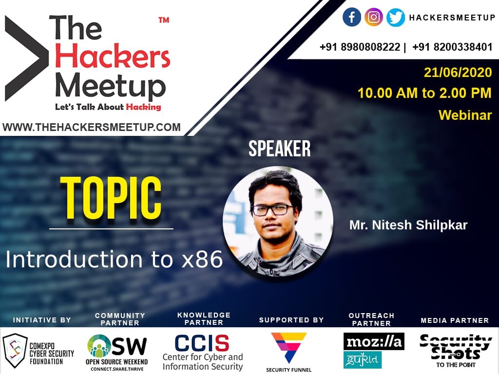 Rebel_Caesar's tweet photo. Happening today!
#sectalk #security #infosec #thehackersmeetup
@Hackers_Meetup https://t.co/VPRAdIUgZx