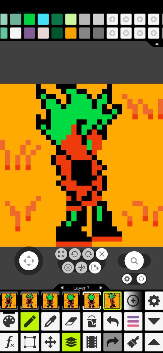 SubterraneanEx's tweet photo. Working on the sideways profile for #BatJones I think I'm pretty pleased with it so far π
#PixelStudio #pixelart #pixelartist https://t.co/Ga2lpjgm64