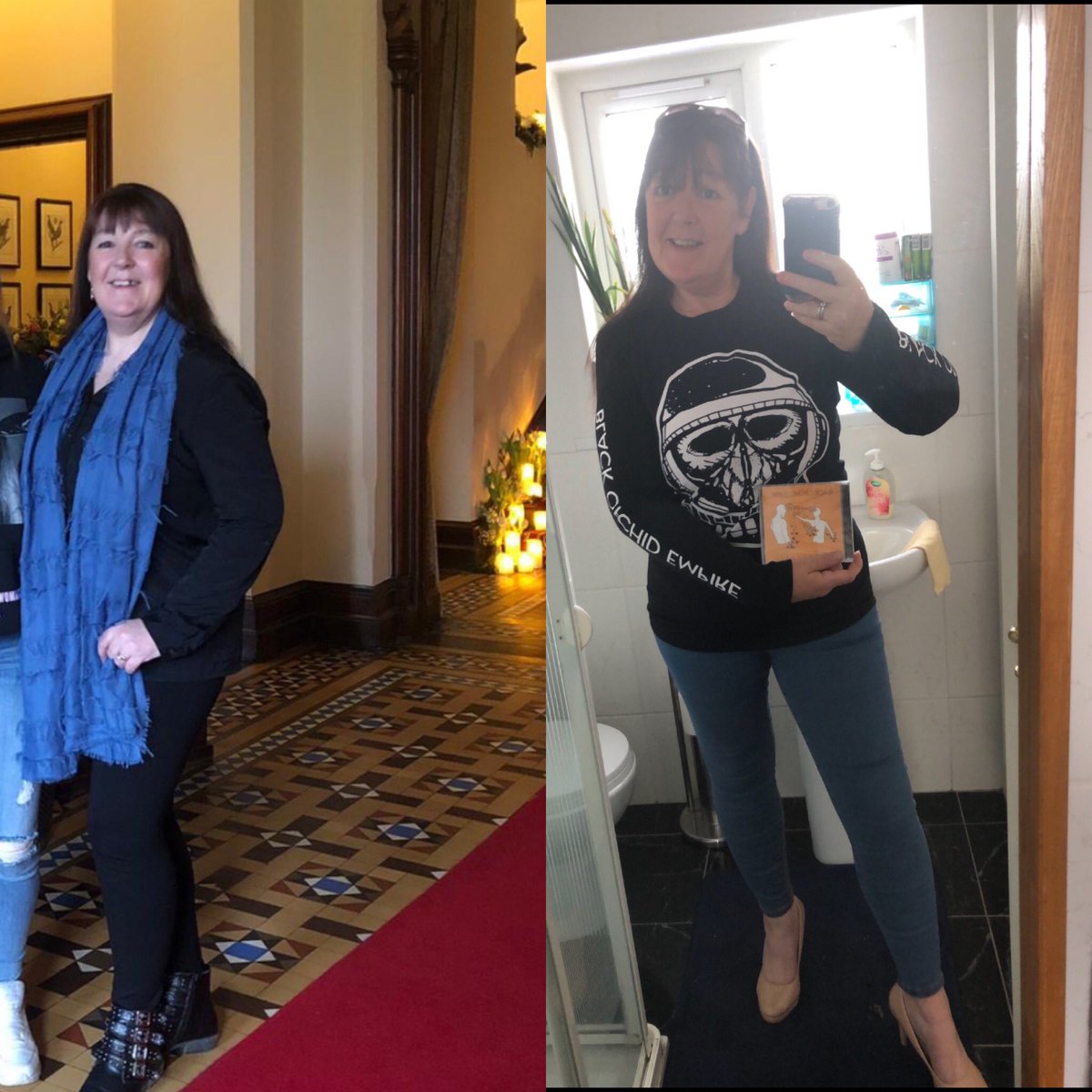 stacycom2001's tweet image. What a difference a year can make with friends like Kirsty! So grateful for my buddies help to get healthy and fit 🥰🥰🥰