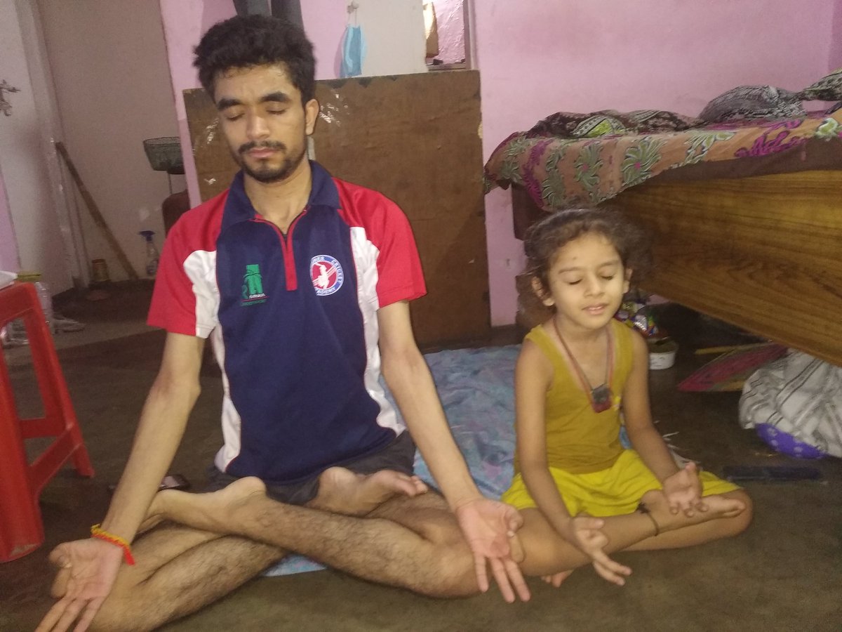 monuThakur8510's tweet image. #hargharyoga &amp;amp; #yoga at home
@highereduHRY