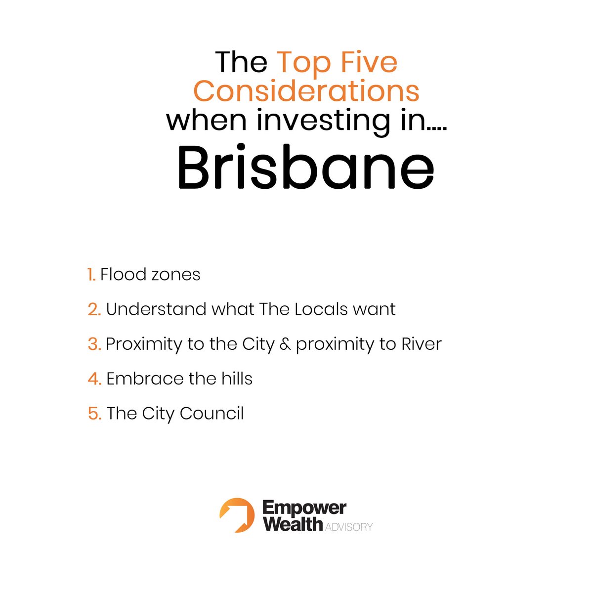Empower_Wealth's tweet photo. Thinking of investing in Brisbane? Just don't overlook these five things...
https://t.co/K7yDNHwqME
#qldproperty #brisvegas #brisbaneproperty https://t.co/tNkYAayxCT