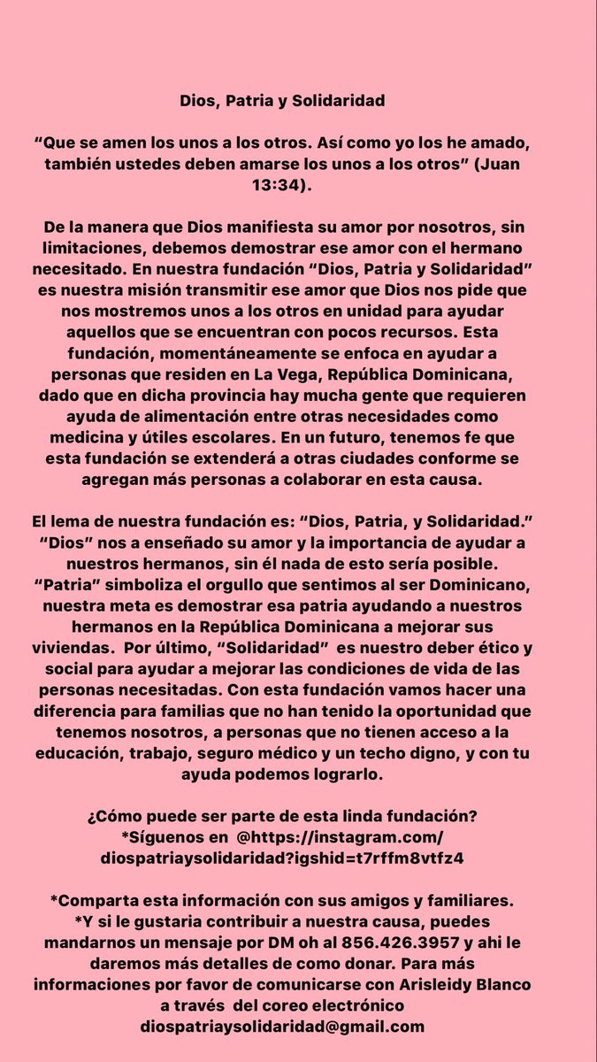 Dios, Patria Y Solidaridad tweet media