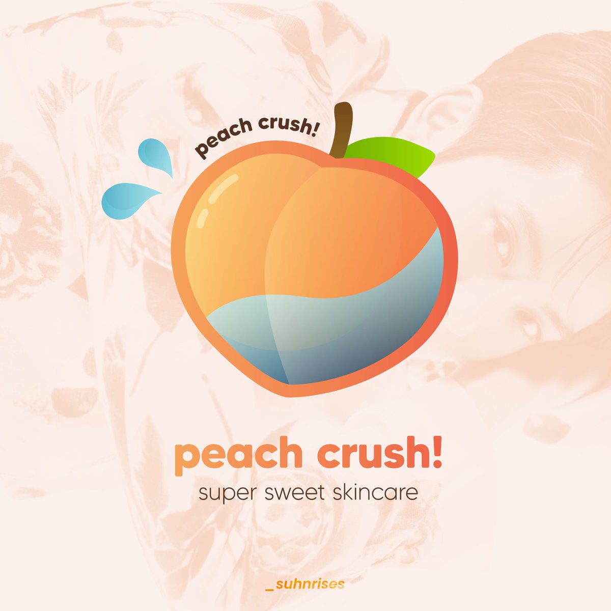 jaehyun: peach crush!- skincare brand - jaehyun does the bare minimum skincare and has perfect skin literally how- probably overpriced and 80% water BUT SMELLS AND LOOKS REALLY GOOD so u keep buying it