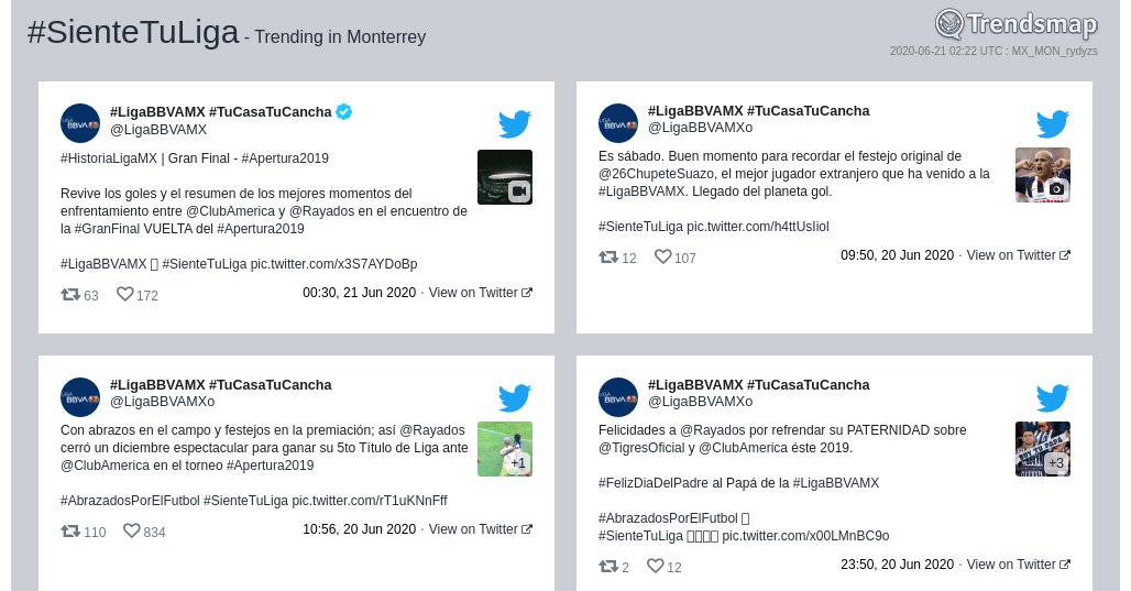 #sientetuliga es ahora una tendencia en #Monterrey

trendsmap.com/r/MX_MON_rydyzs