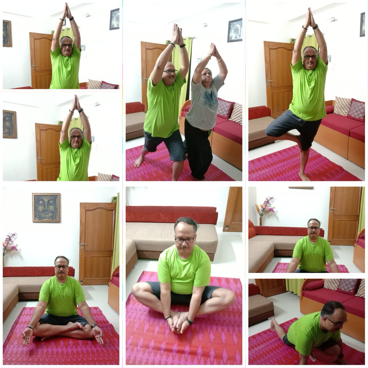 CSCUttarPradesh's tweet image. Yoga is not an excersice, it&apos;s a way of life. International Yoga Diwas. @CSCegov_ @dintya15 #CSCPeYoga #IdoYogaatHome