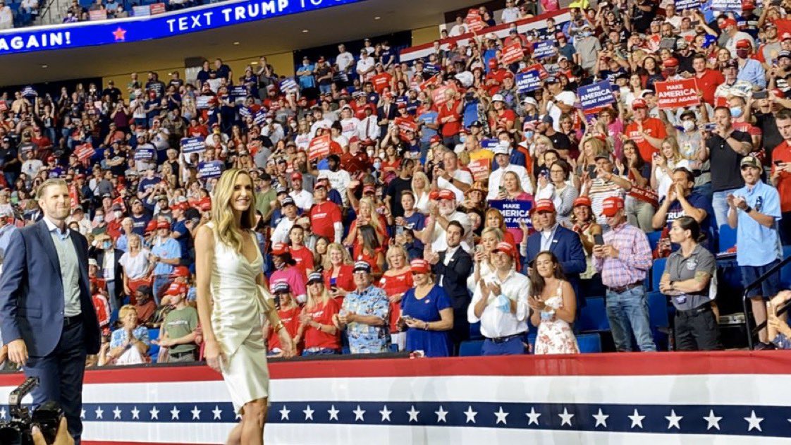 EricTrump's tweet photo. Thank you Oklahoma!! We love you and will be back soon!  🇺🇸🇺🇸 https://t.co/MeKFhTlr9q