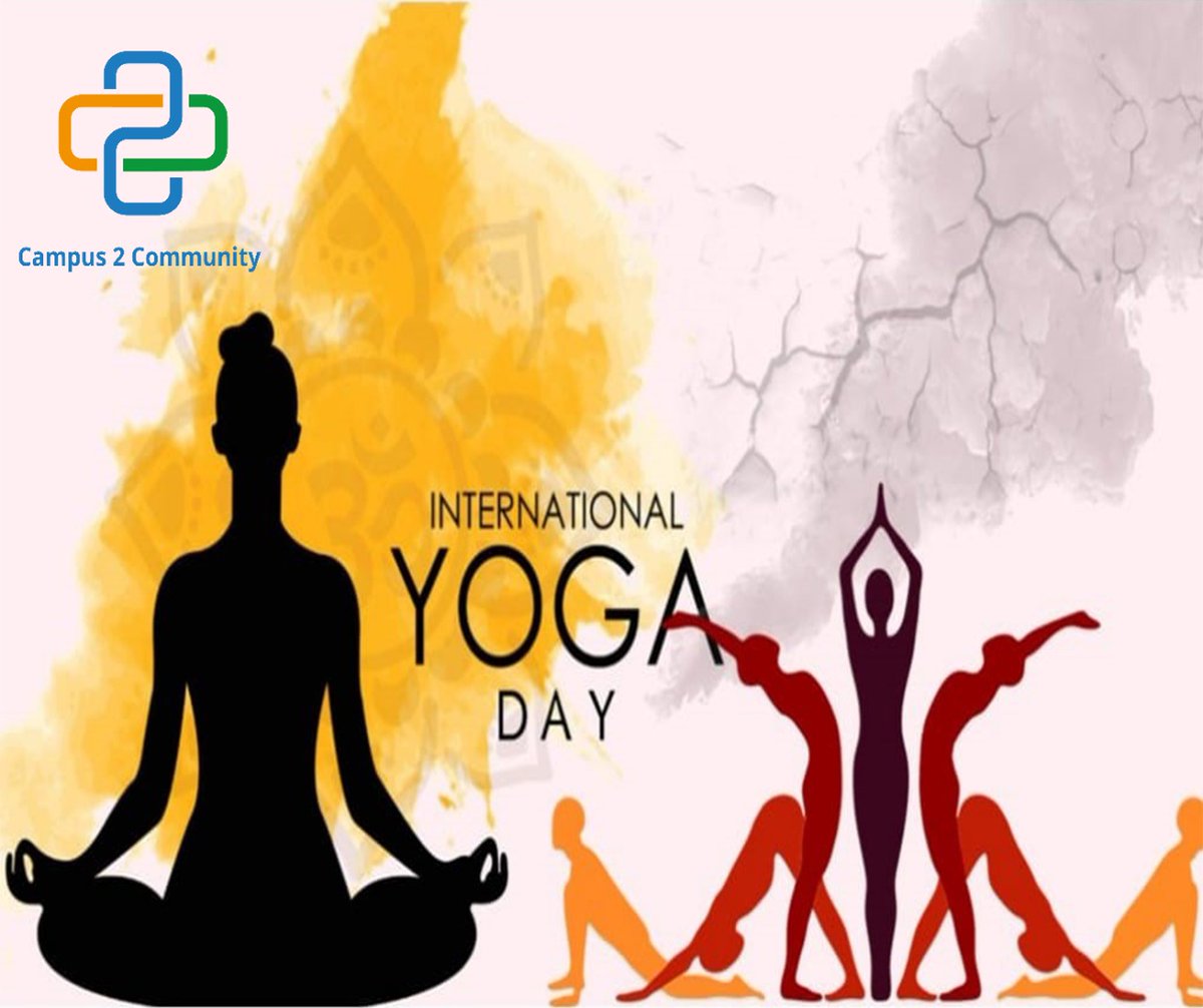 Yoga is a journey of the self; to the self;  through the self! 

 It creates #InnerSerenity and #Harmony between body and mind🤘

#InternationalYogaDay 
#YogaAtHome
#YogaWithFamily