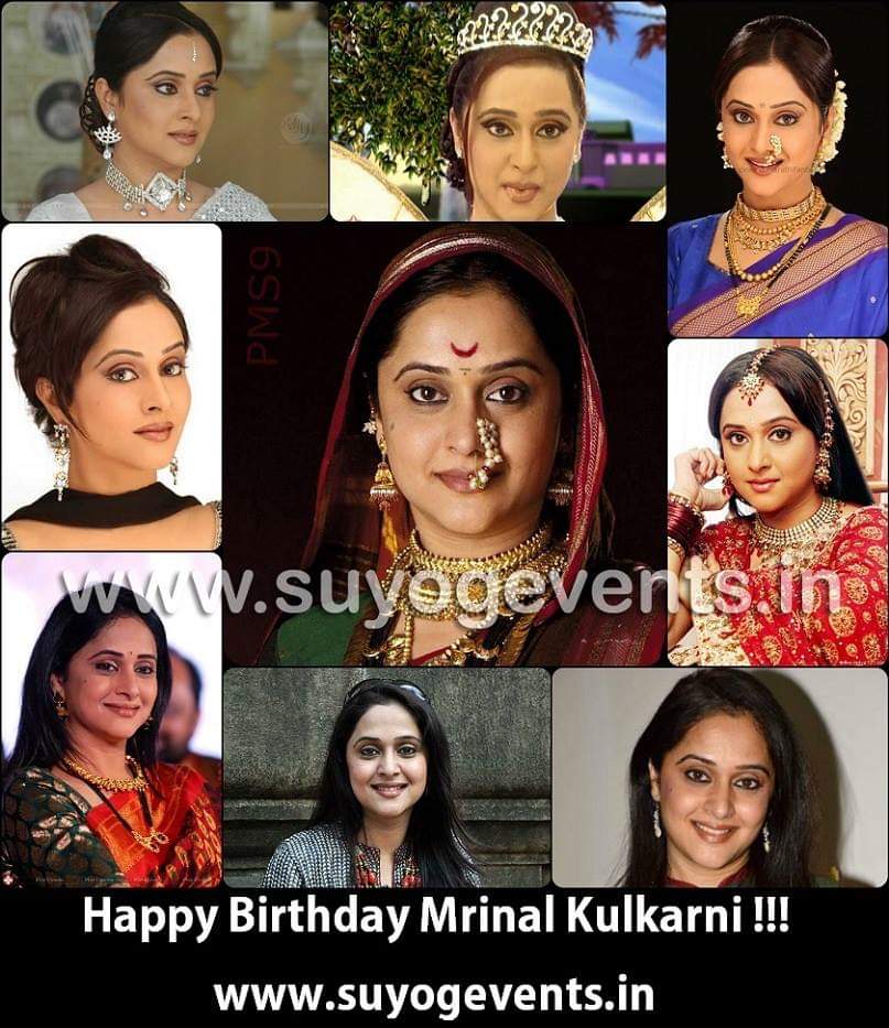 Suyog Events wishes a very Happy Birthday to the very beautiful, age defying beauty, Film & TV Actress @mrinal_kulkarni 
Happy Birthday Mrinal Kulkarni ♥️🙏

#HappyBirthdayMrinalKulkarni #MrinalKulkarni #SonPari #Marathi #Pune