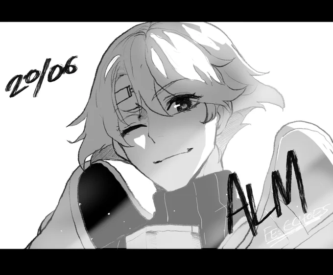 At this point just assume I listened to "What Lies at The End" like 5 times whenever you see a clean Alm doodle from me lol 
