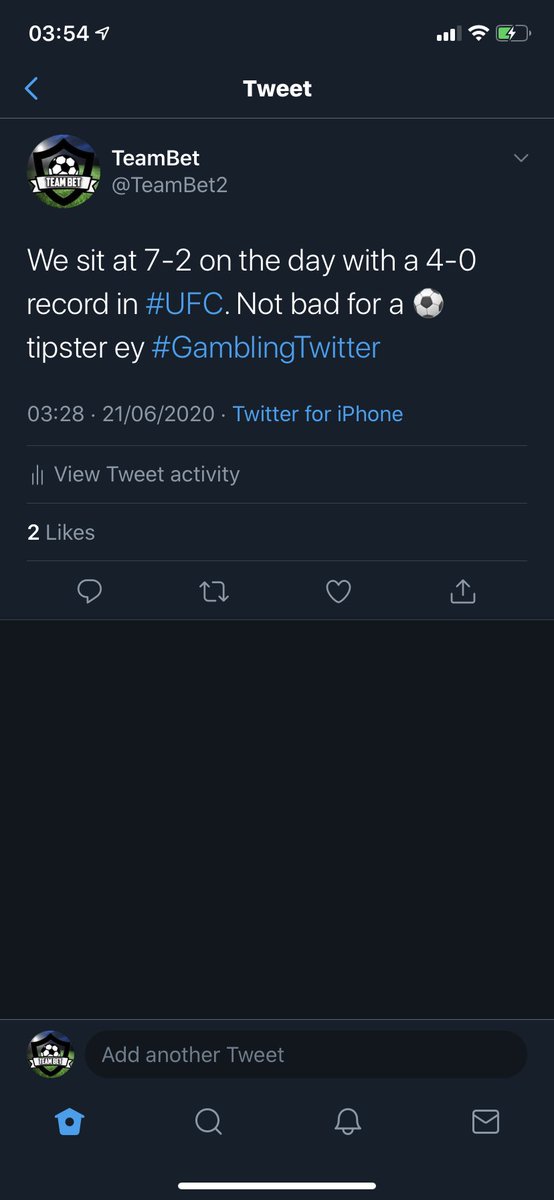 tips_kb's tweet image. Follow my good friend over here. He’s won lots of money in the UFC tonight and in two days won 11 out of 14 bets including an acca. Printing money