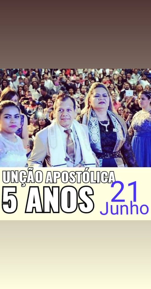 *FAZEM 5 ANOS QUE RECEBEMOS A UNÇÃO DE APÓSTOLOS DE AVIVAMENTO- 21 DE JUNHO DE 2015*

A unção foi estabelecida pelos apóstolos Renê de Araújo e Ana Marita Terra Nova, que são presidentes internacional do M12 com sede em Manaus-AM