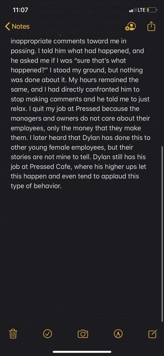 willowfeyth's tweet photo. i’m terrified this will get back to someone i worked with that can hurt me but i feel safe enough talking about it bc i no longer work for this shit show of a company. https://t.co/iVrH5K8uLm