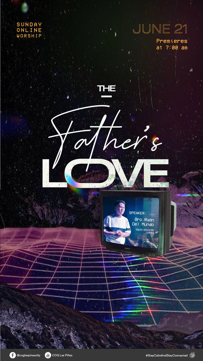 coglaspinascity's tweet photo. As we celebrate Father's day, Let us not forget our Father in heaven! Attend our Online Service today through our offical Facebook account.

See you there, kapatid! https://t.co/p2qrHKFHU1