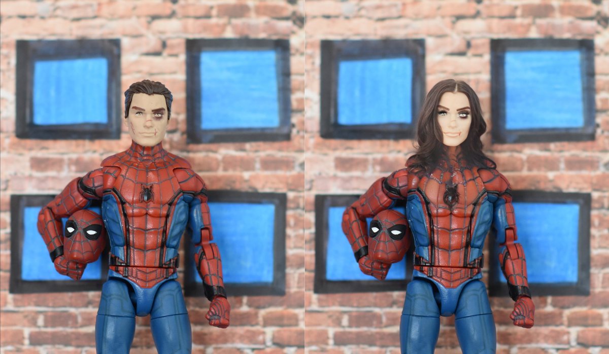 Spidy08659930's tweet photo. Jaja ¿Qué te pasó spidey? 🤣🤣

#Spiedo_Man #mafex #youtube #stopmotion #PeterParker #city #faceappchallenge #FaceApp #toys #spidermanmovies #marvellegends #marvelcomics #comics #toyphotography #tobeymaguire #tendencia https://t.co/2xEBT8Z6RQ