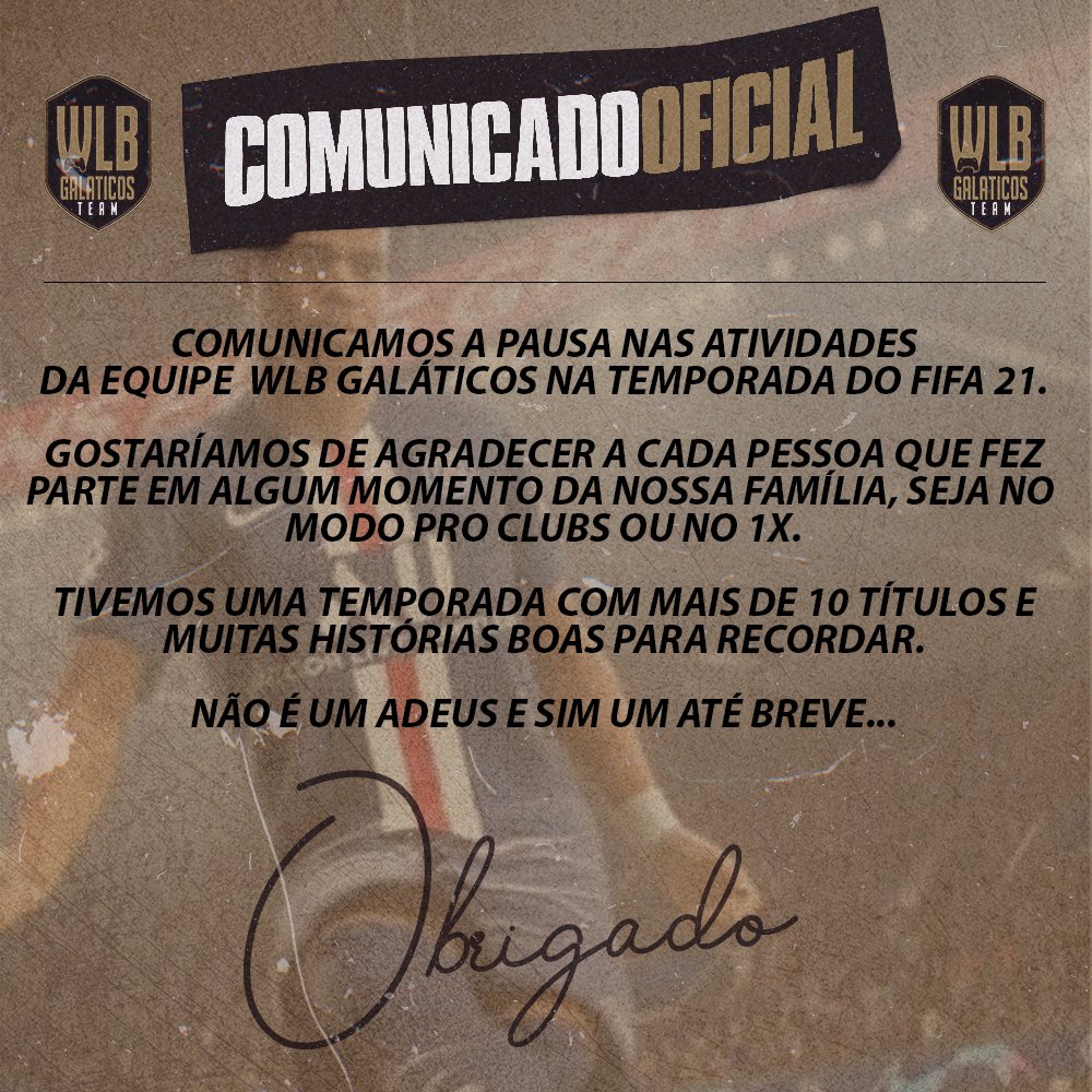 wlbgalaticos's tweet photo. COMUNICADO OFICIAL #WLBGALATICOS https://t.co/WgD2jPBsNz