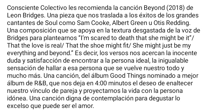 conscientecltvo's tweet photo. #ConscienteColectivo #Beyond #canción #song #recomendación #amor #relacióndeparejas #relación #parejas https://t.co/N9jFylZ8eg