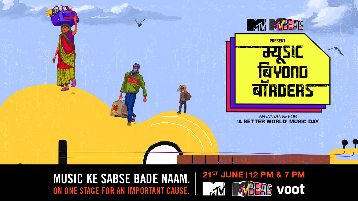 justvoot's tweet image. The biggest music sensations in association with @goonj and @GiveIndia bring to you #MusicBeyondBorders, an initiative to help those affected during the pandemic. Watch it now on #Voot!

#WorldMusicDay #MusicForCause