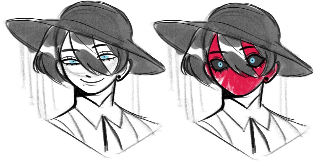 oh yeah
a rough concept of a little comic I wanted to do for my boy ''valak''

he a bitch(?) 