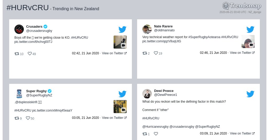#hurvcru is now trending in New Zealand

trendsmap.com/r/NZ_dpmjpi