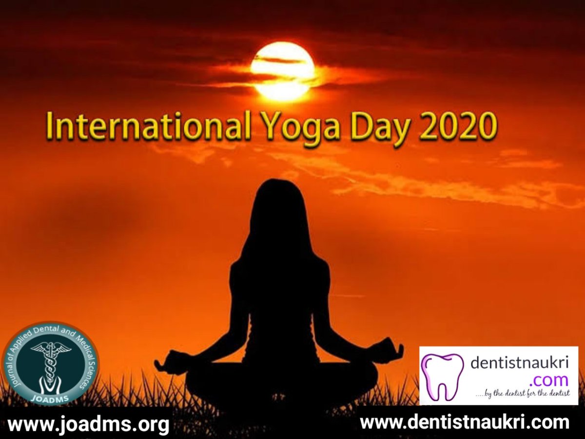 joadmsjournal's tweet image. #Internationalyogaday2020 #YogaDay #MyLifeMyYoga